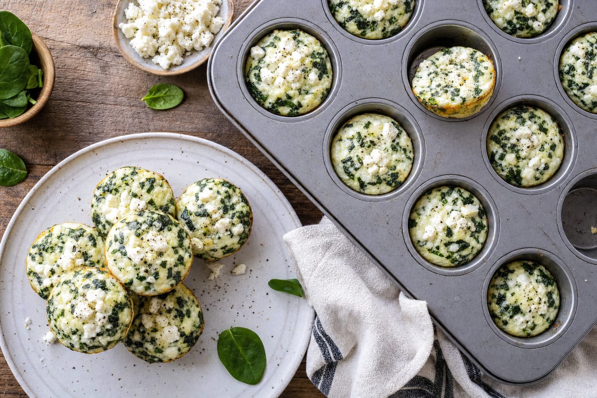 Baked Egg White Breakfast Bites