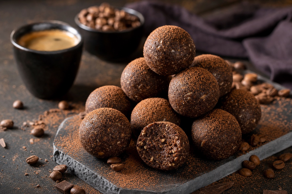 Chocolate Espresso Protein Bites