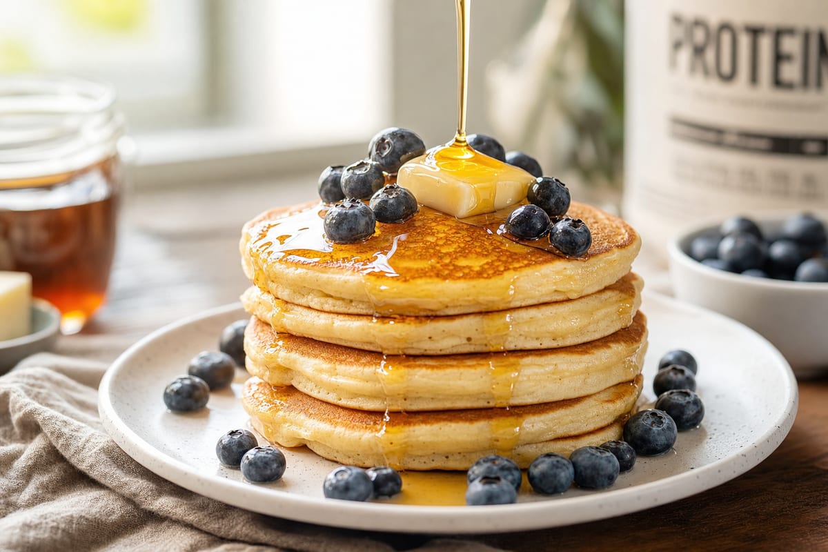Cottage Cheese Protein Pancakes